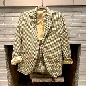 Vintage Checkered Golfer Jacket
